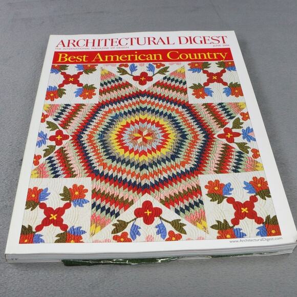 Architectural Digest Magazine June 2006 Best American Country Homes Design AD - Picture 1 of 9